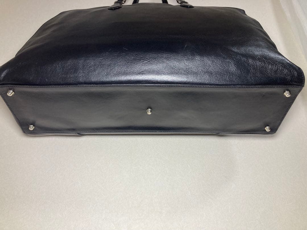 【極美品】Business Leather Factory トラベルバッグ 黒