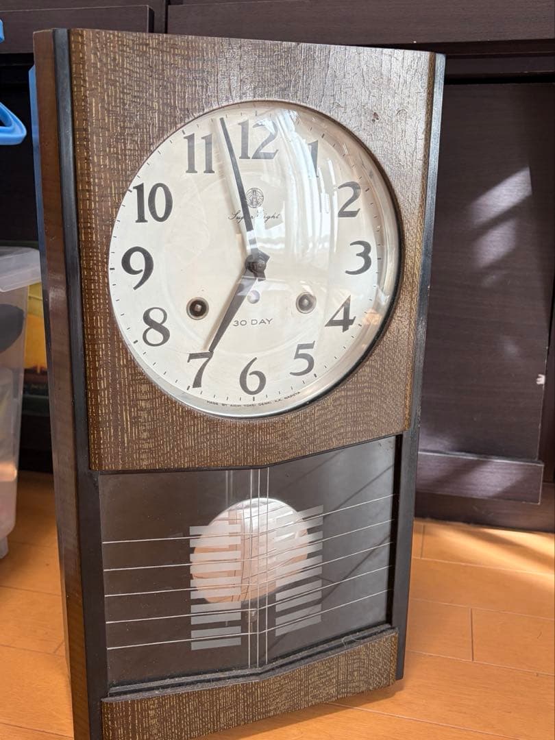 昭和レトロ　愛知時計 振り子時計