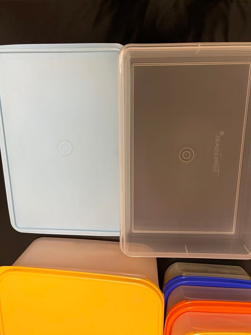 タッパーウェア　MMダブル　MMワイド　#1 薄型ケース　6点　すのこ付き