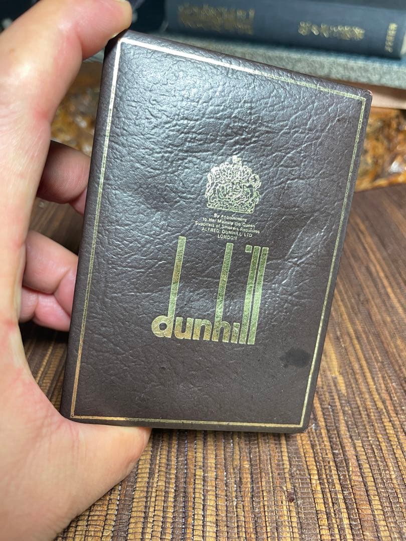 Y*A様 Dunhill ダンヒル ガスライター ブラック×ゴールド ローラー式