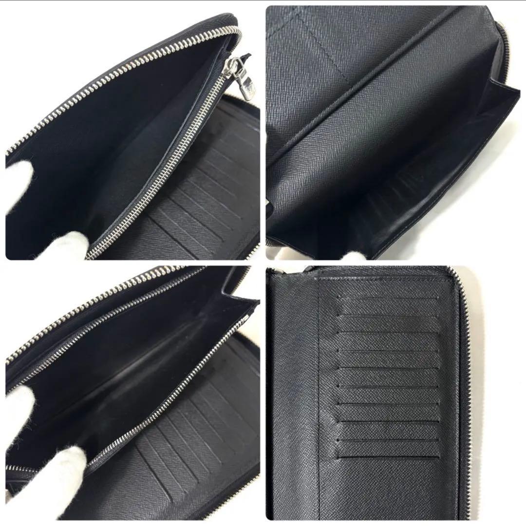 ルイヴィトン タイガ 長財布 ジッピー ノワール ヴェルティカル