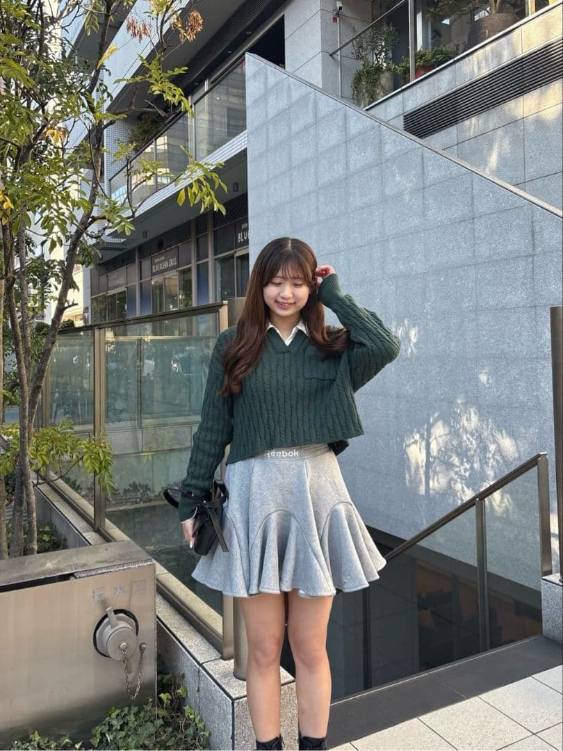 実物写真掲載 完売 ココディール ケーブルスキッパーニット