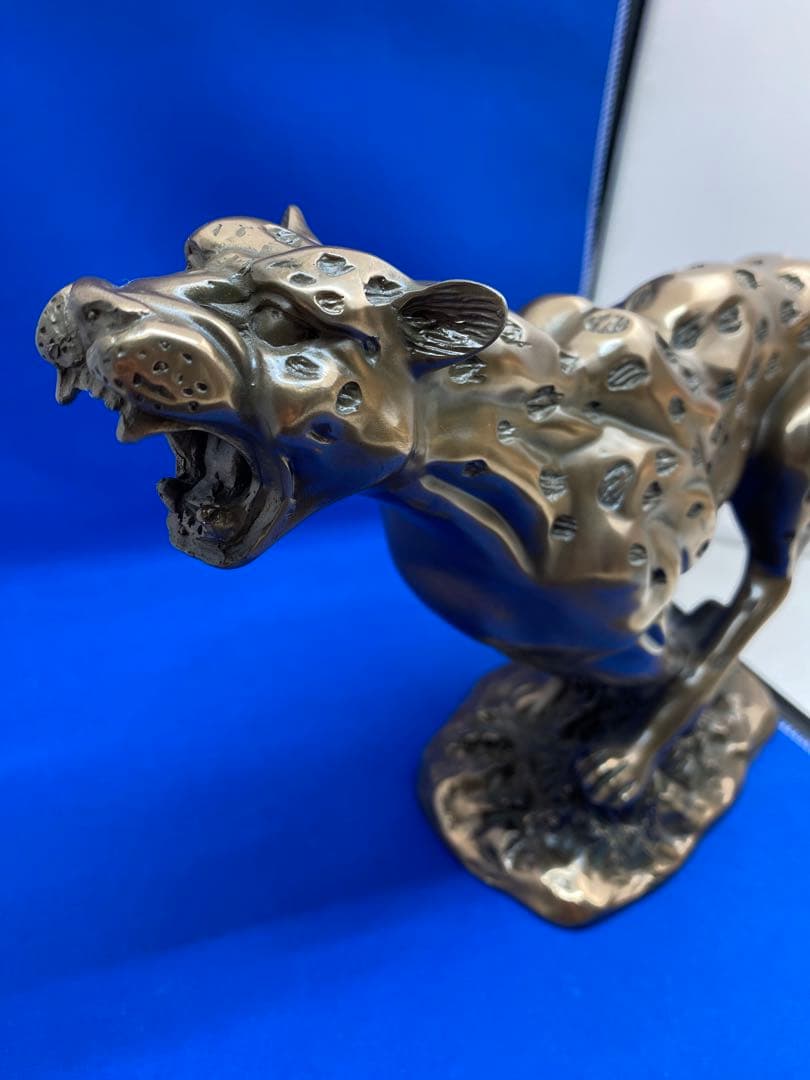 最終値下げ‼️*786　ヒョウ　ブロンズ像　RUNNING LEOPARD