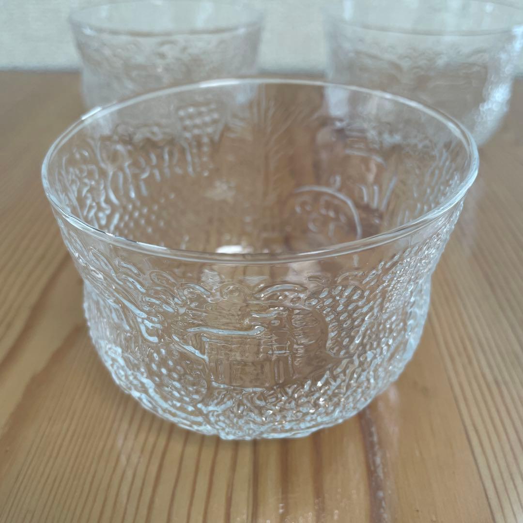 アラビア　ヌータヤルヴィ　ファウナ　クリア　ヴィンテージ　3個セット