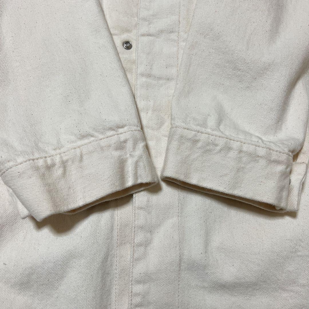 JIL SANDER + White Denim Coat ステンカラーコート