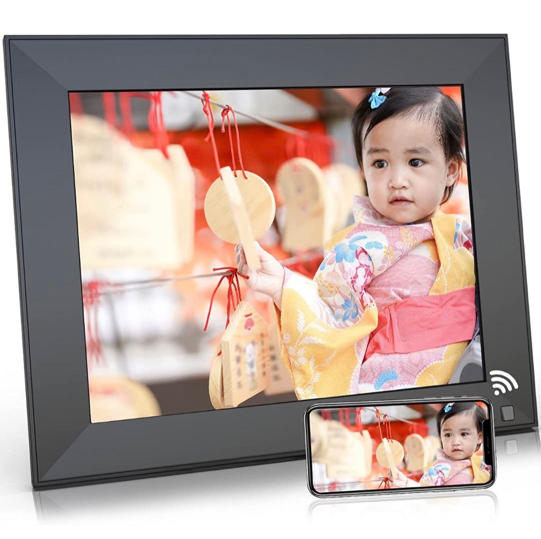 デジタルフォトフレーム　WIFI転送　16GB ブラック