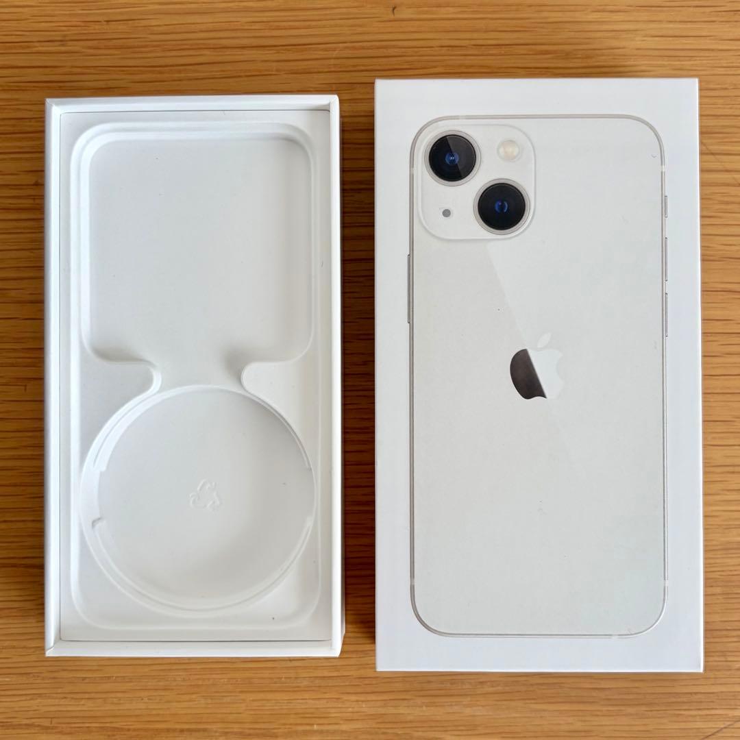 【美品】iPhone 13 mini 128GB ホワイト SIMフリー