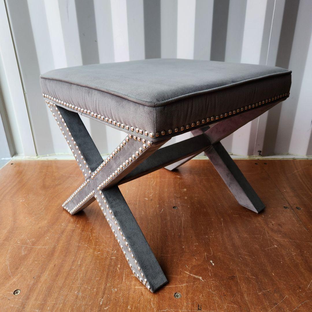 希少　Safavieh Palmer Ottoman　オットマン　グレー