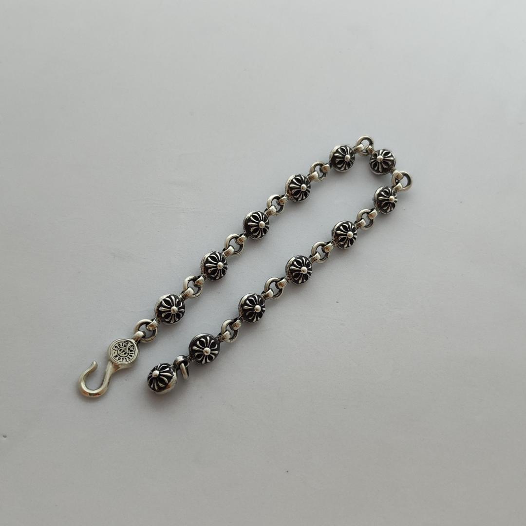 CHROME HEARTS クロムハーツ#1クロスボールブレスレット SV925