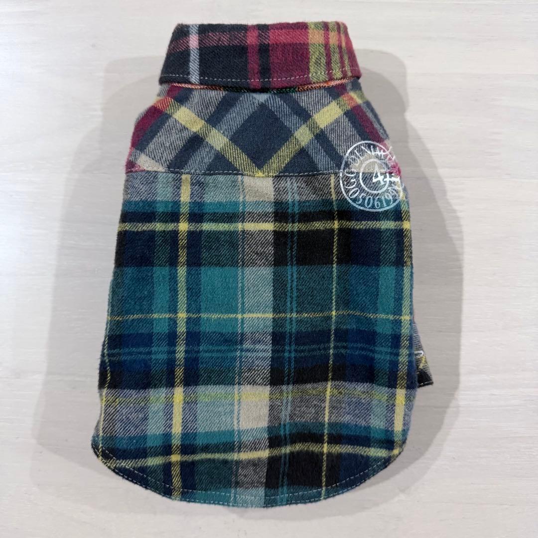 アトリエgg デニムパッチワークシャツ　希少　ラスト一着