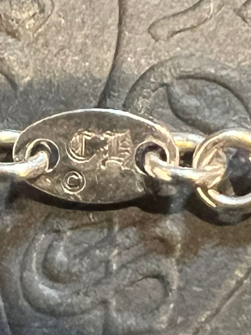 CHクロスベビーファットパヴェダイヤモンド　18インチロールチェーンセット