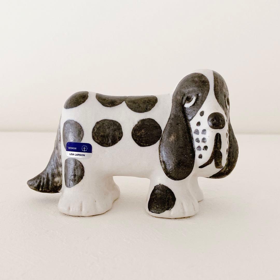 リサラーソン Lisa Larson ケンネル スパニエル ヴィンテージ