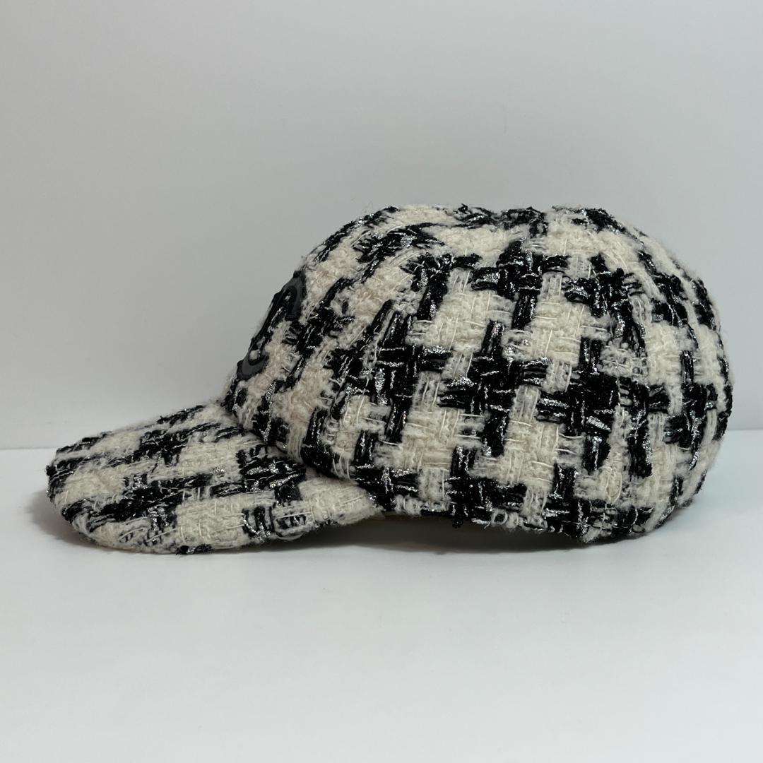 シャネル ツイード ココマーク CCキャップ MBZ159