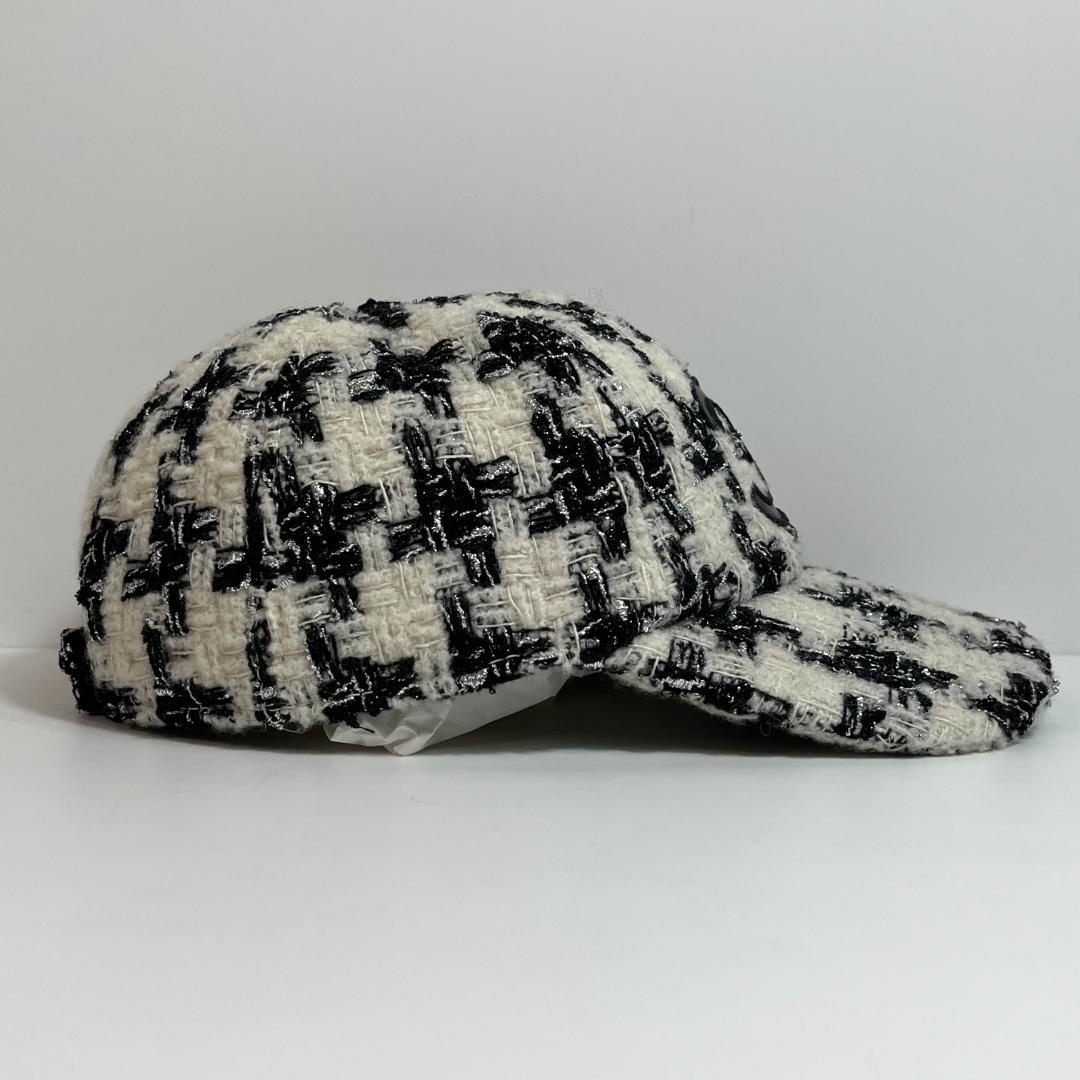 シャネル ツイード ココマーク CCキャップ MBZ159