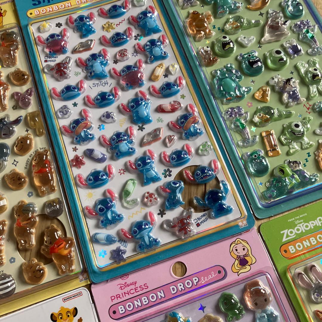BONBON DROPシール　新作　ディズニー　8枚セット
