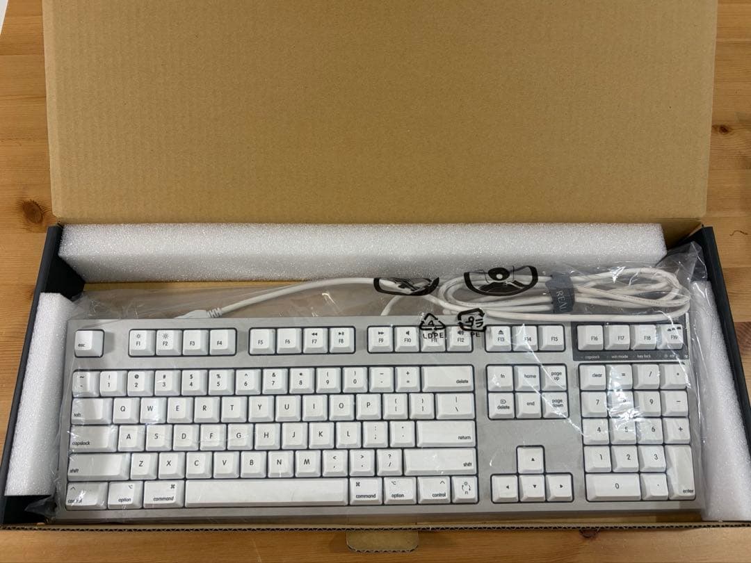 ホワイト 有線 日本語配列 キーボード 本体