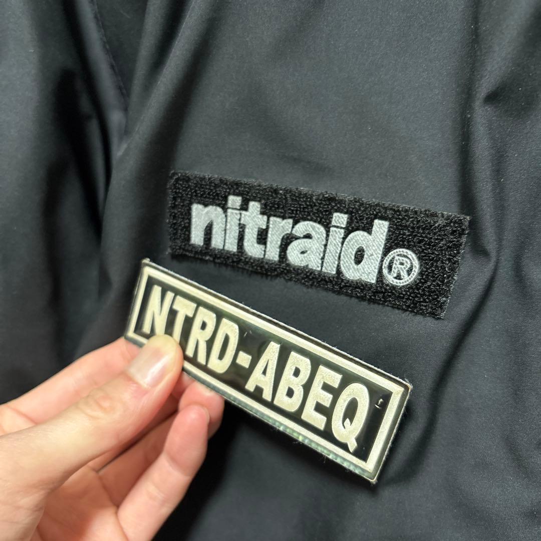 【最終値下げ】Ｌ 極美品NITRAIDリアルストーン MA1型ダウンジャケット