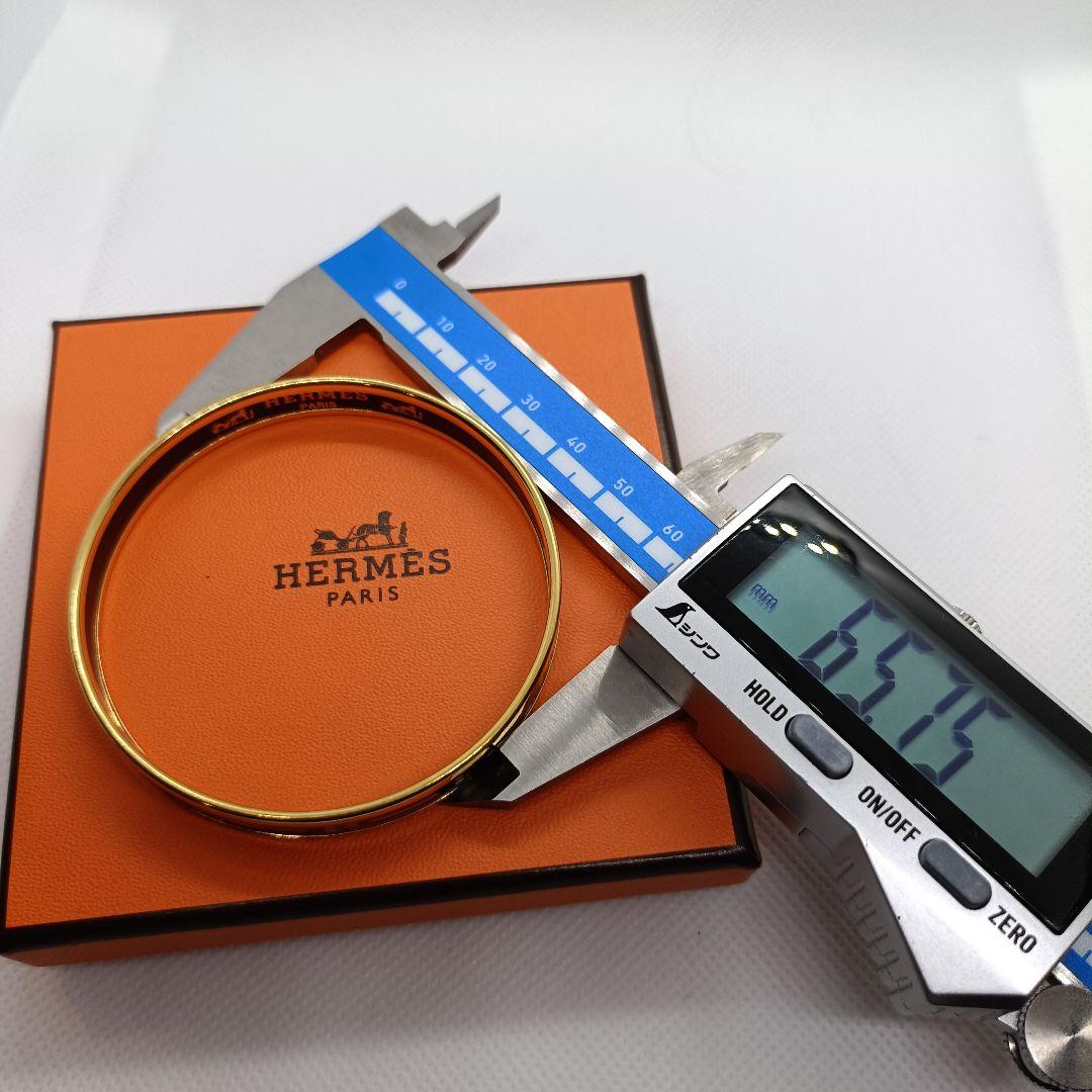 a*a様 極美品✨　HERMES エマイユPM ブレスレット　バングル　ゴールド