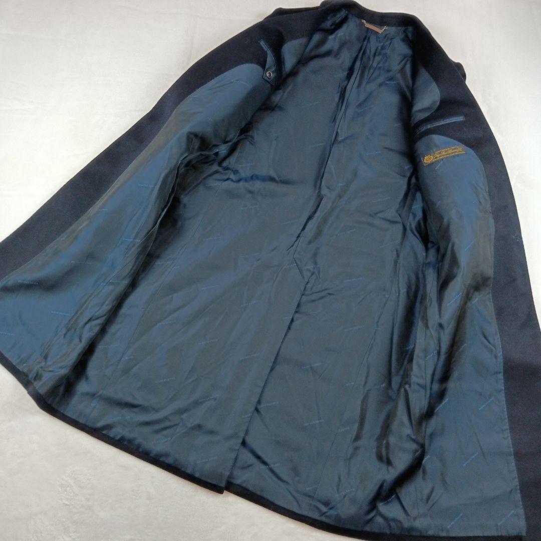 ビューティフルピープル チェスターコート ロロピアーナ カシミヤ混 ネイビー L