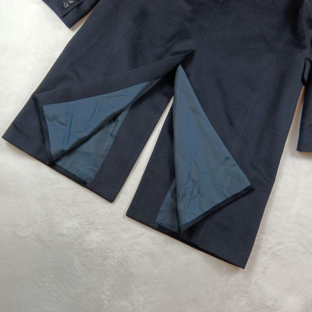 ビューティフルピープル チェスターコート ロロピアーナ カシミヤ混 ネイビー L