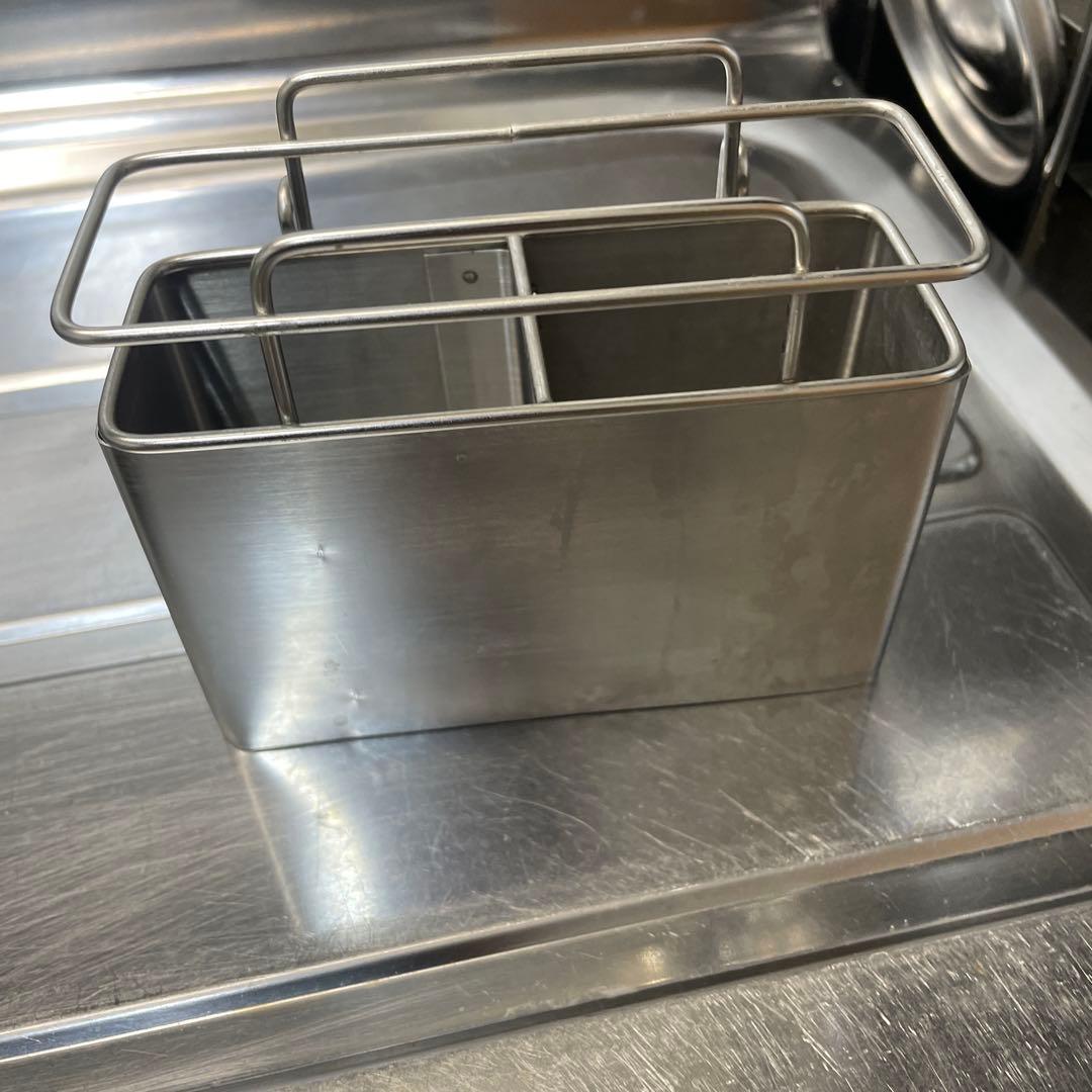 川口工器　突っ張り　水切りカゴ 水切りラック