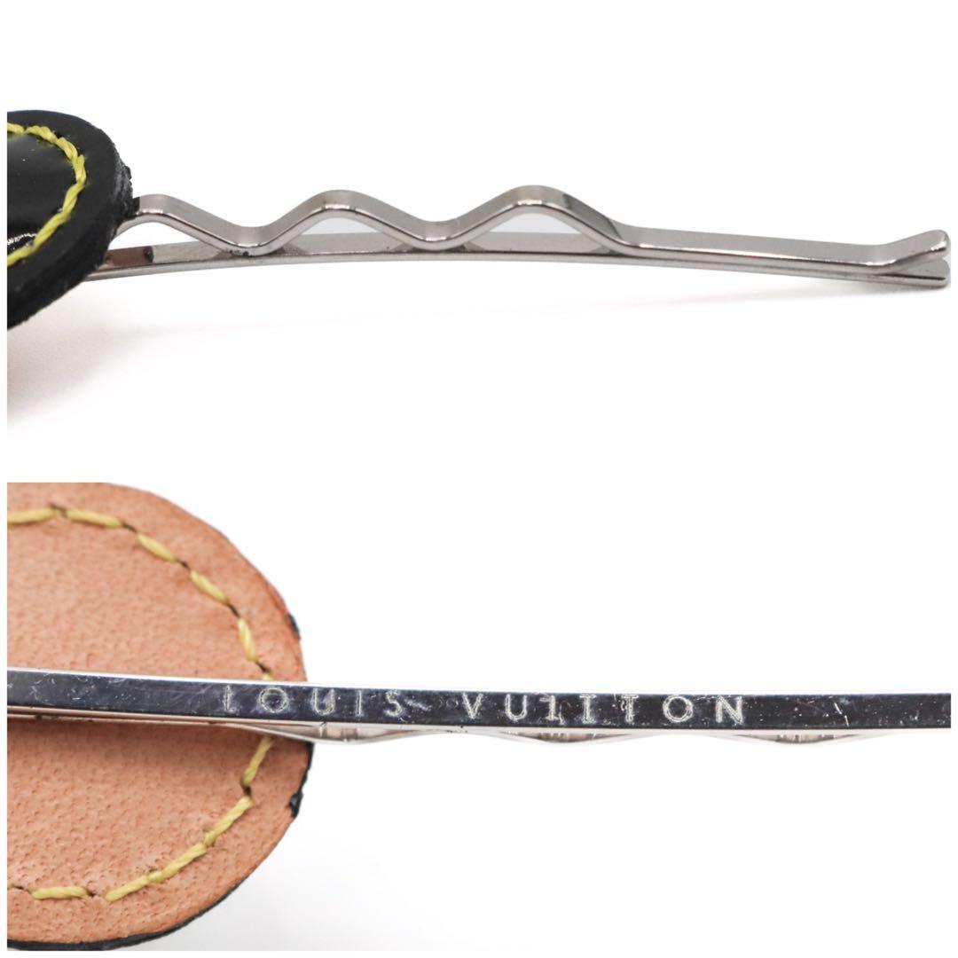 【極美品】ルイヴィトン バレッタ フルール ヴェルニ ヘアピン M92259