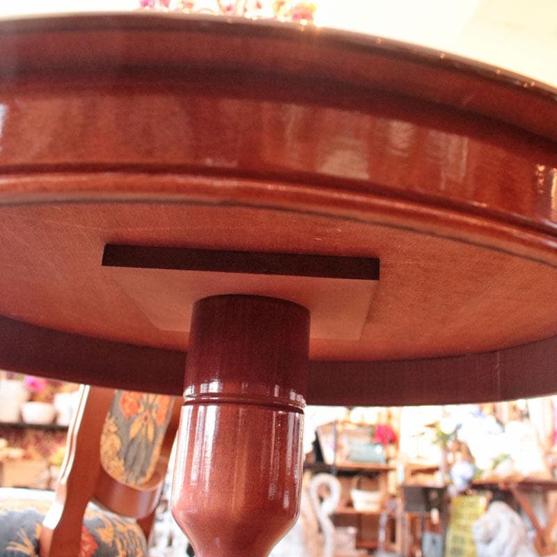 ラウンドダイニングテーブル φ70cm クラシック レトロ 猫脚 223-307