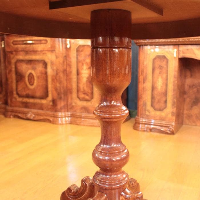 ラウンドダイニングテーブル φ70cm クラシック レトロ 猫脚 223-307