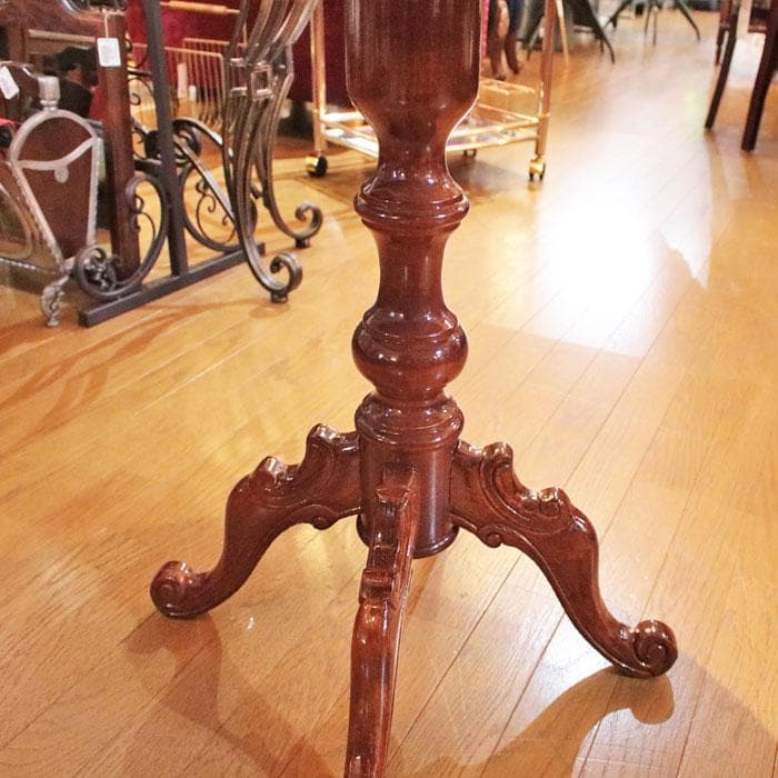 ラウンドダイニングテーブル φ70cm クラシック レトロ 猫脚 223-307