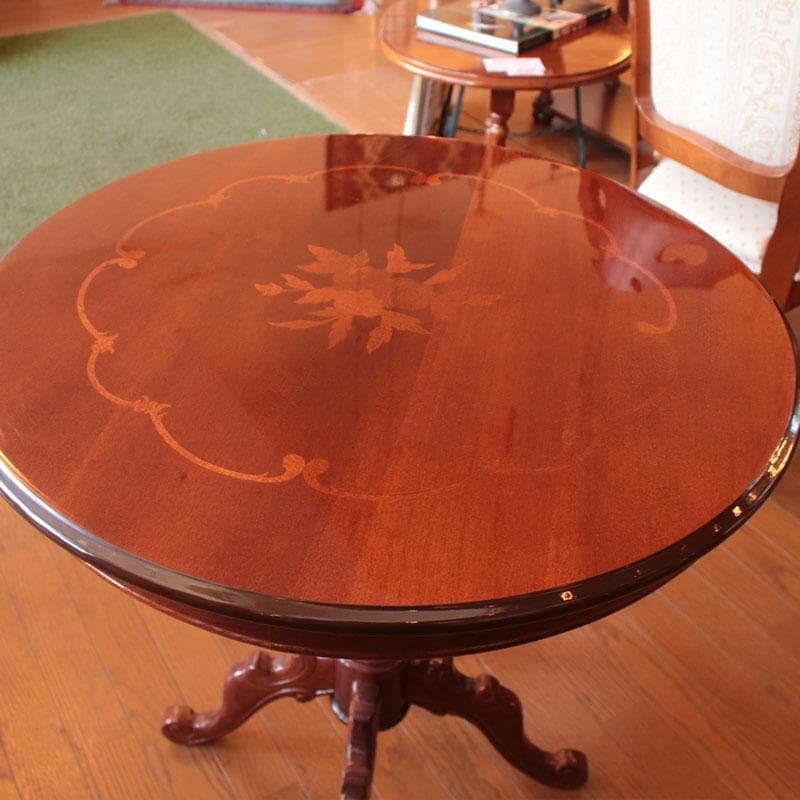 ラウンドダイニングテーブル φ70cm クラシック レトロ 猫脚 223-307