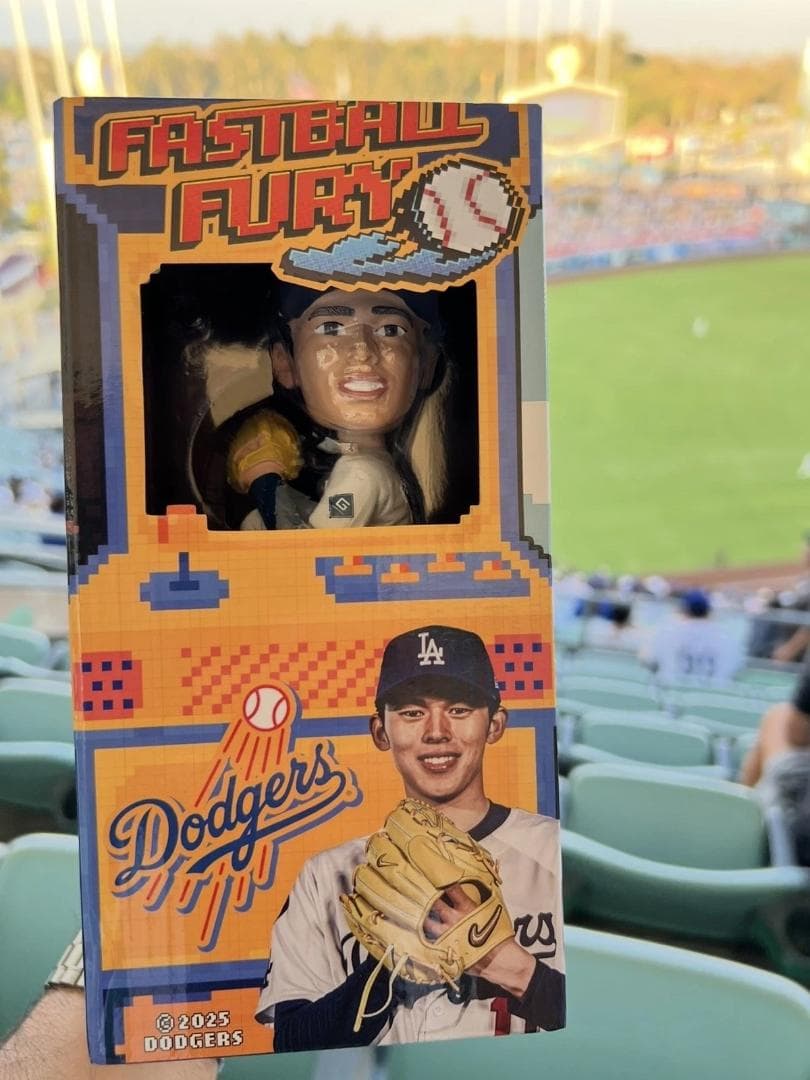8/4来場者限定 ロサンゼルスドジャース 佐々木朗希ボブルヘッド