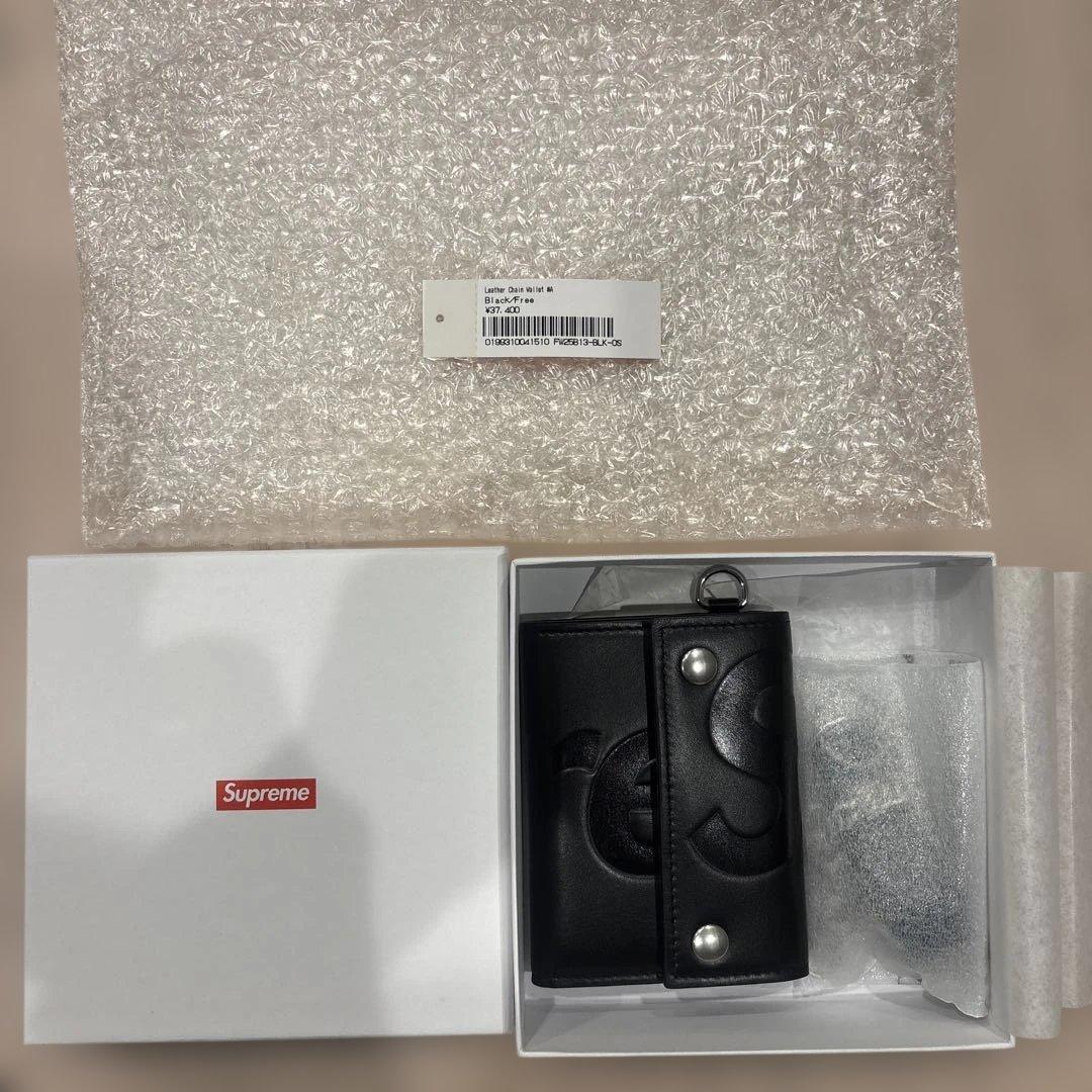 小物 suprem Leather Chain Wallet
