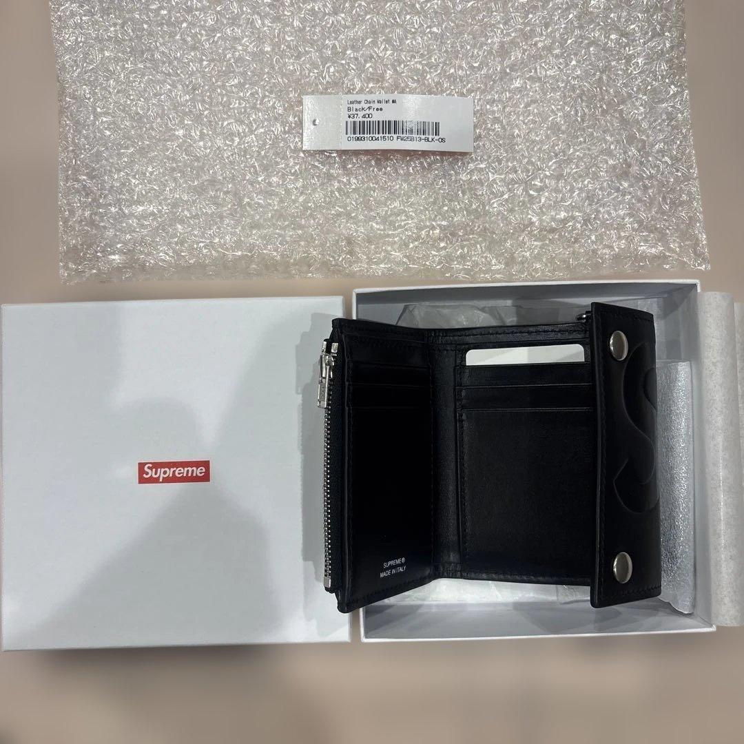 小物 suprem Leather Chain Wallet