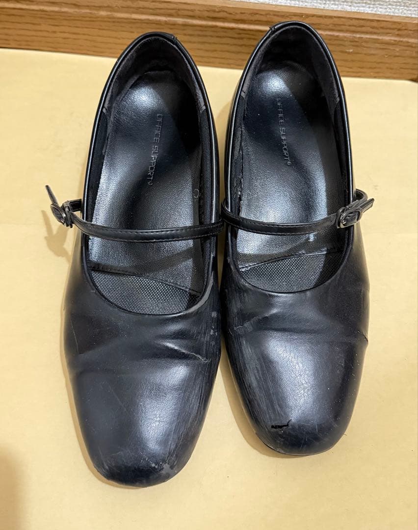 黒　パンプス　就活　リクルート　オフィス