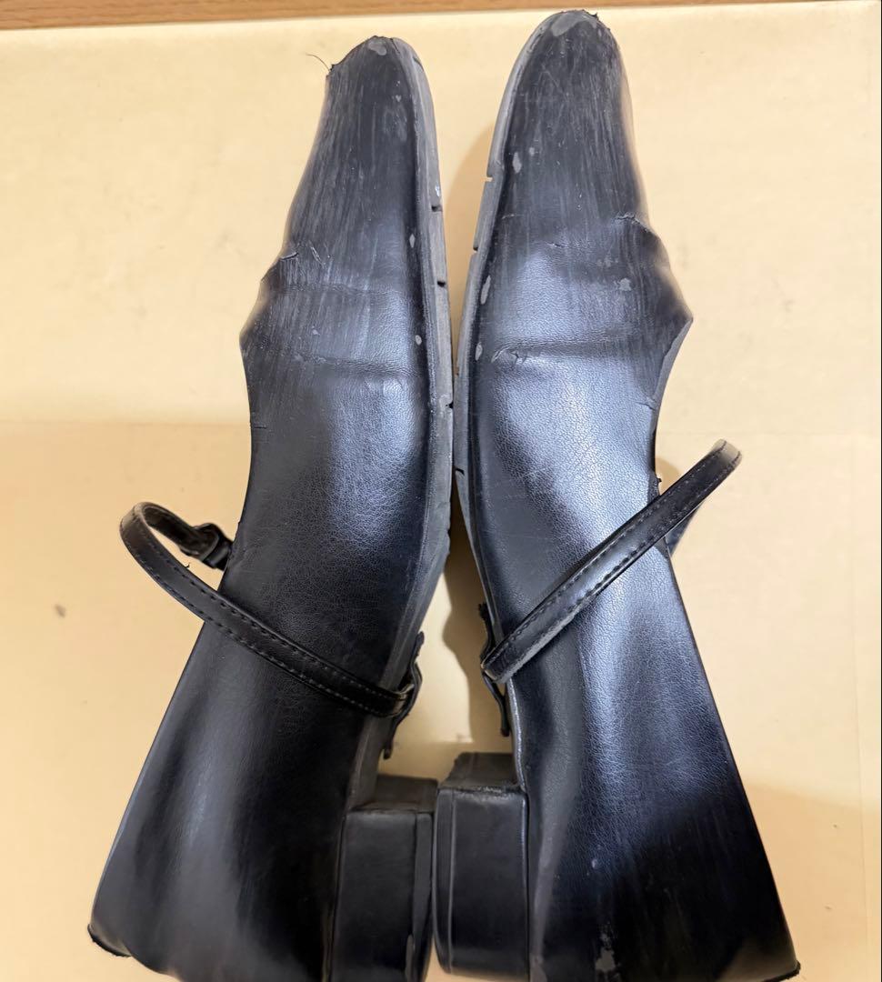 黒　パンプス　就活　リクルート　オフィス