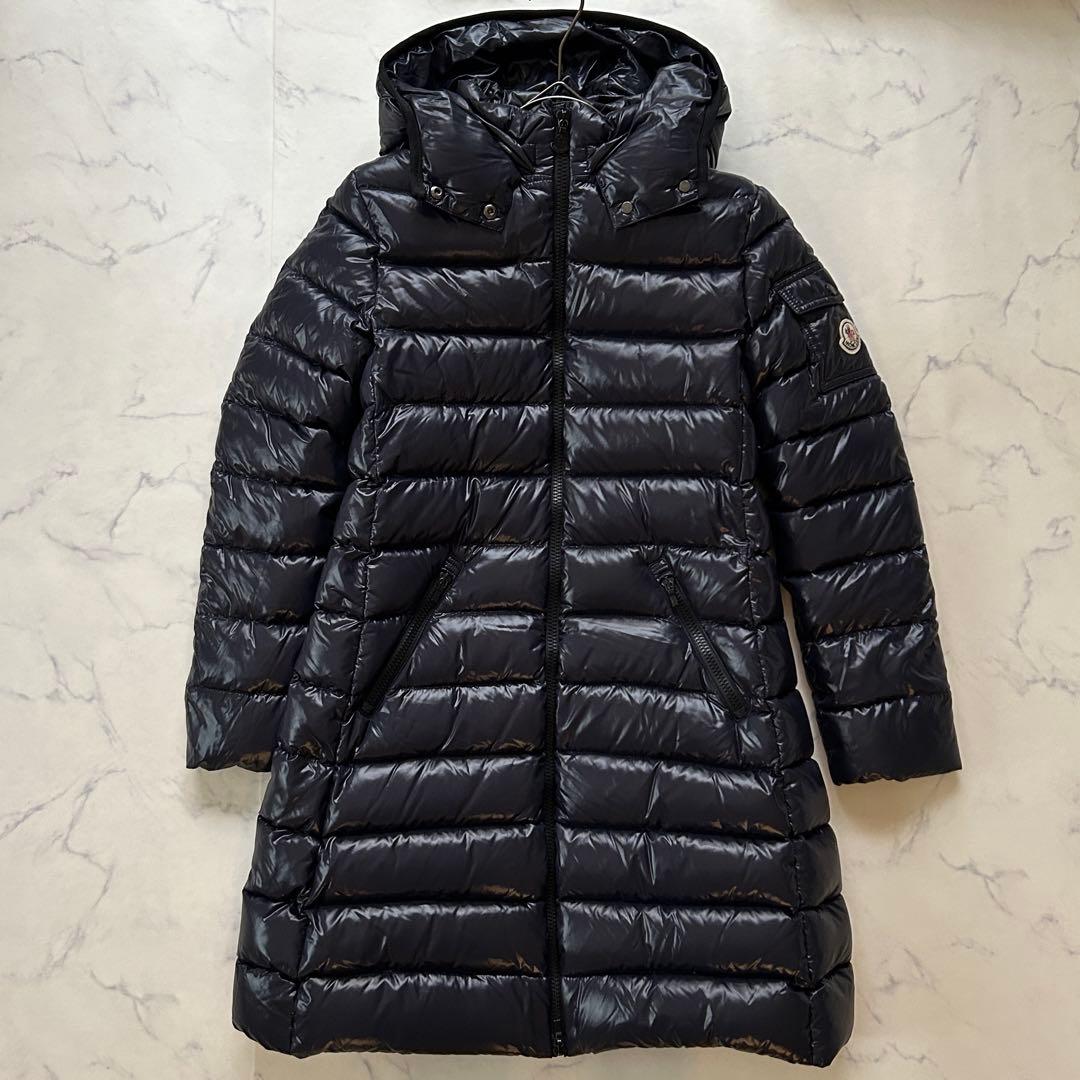 極美品 モンクレール モカ ダウンジャケット ワッペン ネイビー MOKA