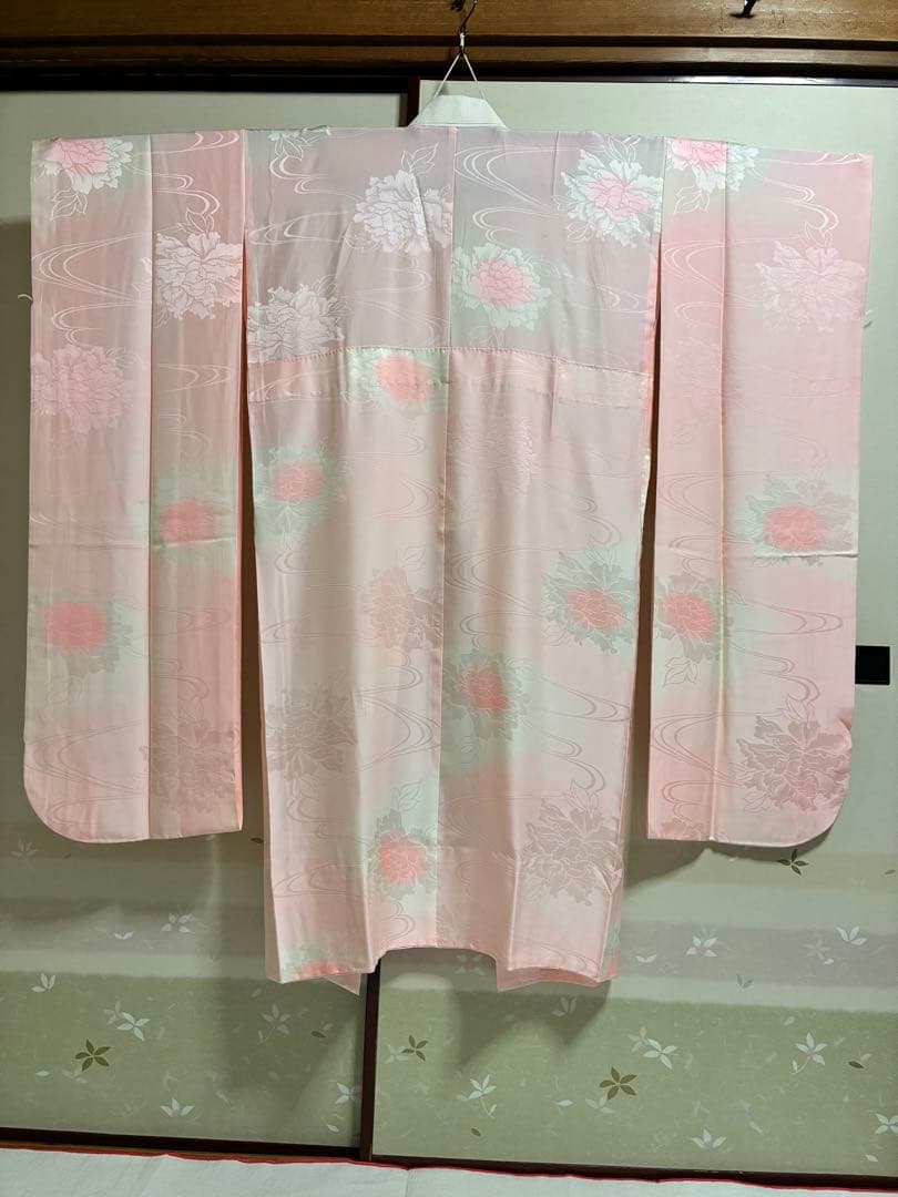 ！値下げ！【正絹】黒 振袖&襦袢２点セット(美品)おまけ付き