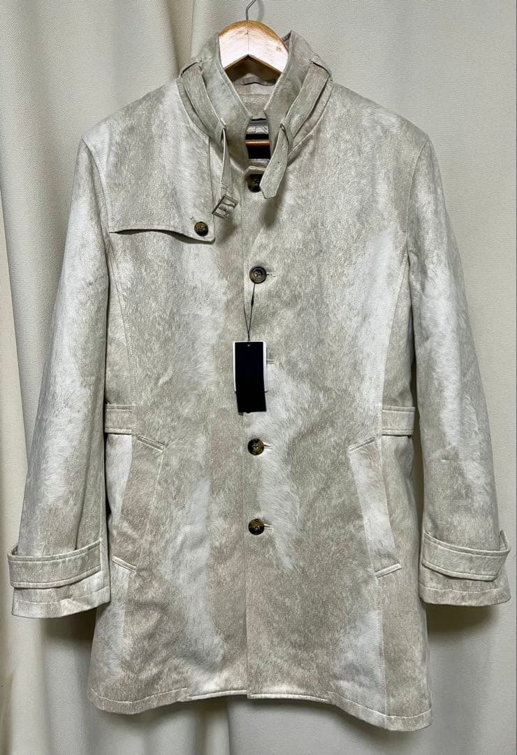 新品未使用 タグ付き トルネードマート T/Cスエードベルテッドスタンドコート