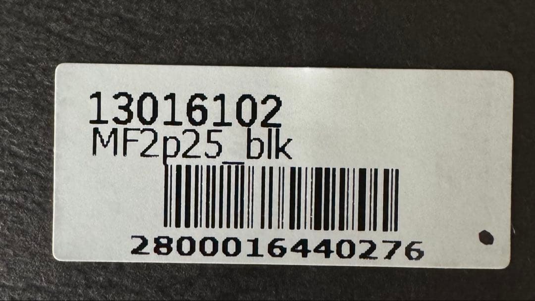 m+ エムピウミッレフォッリエII millefoglieⅡ P25 ブラック