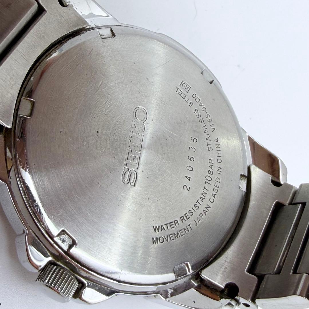 【稼働】 セイコー 腕時計 ソーラー デイデイト V158-0AD0