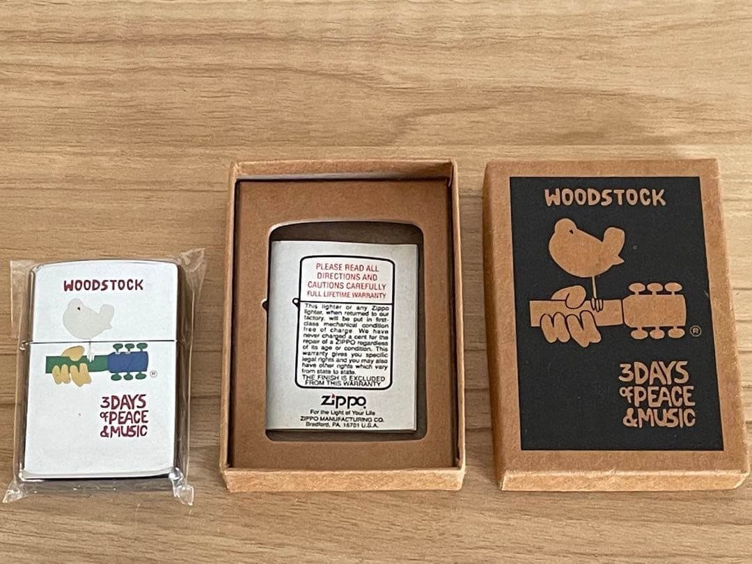 希少品‼️ WOOD STOCK 3DAYS ZIPPO ウッド・ストックジッポー