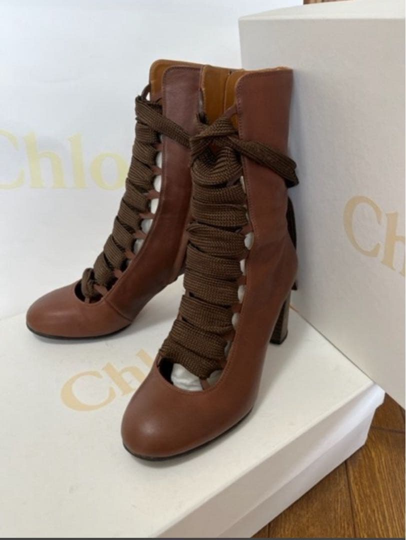 18万円　美品　クロエ　CHLOE ブーツ 靴 サイズ　36ハーフ