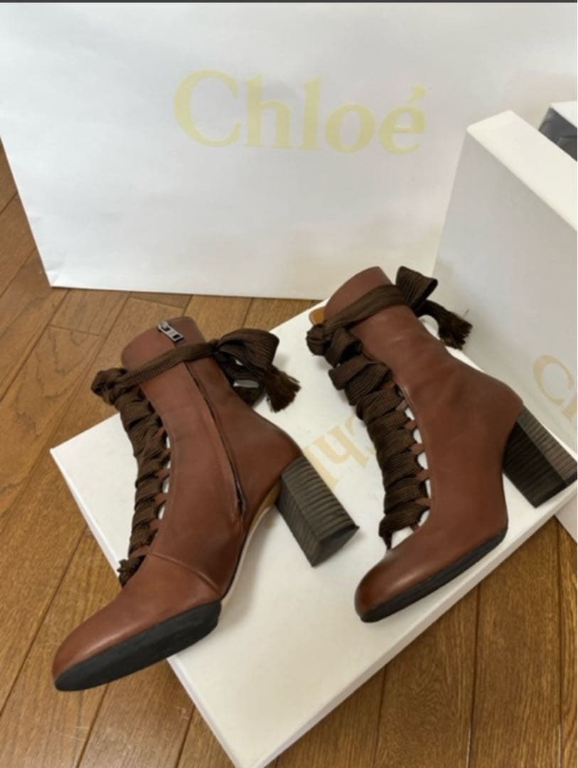 18万円　美品　クロエ　CHLOE ブーツ 靴 サイズ　36ハーフ