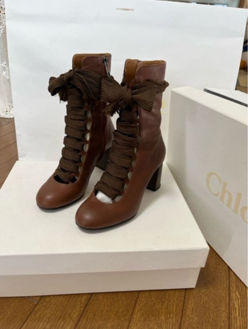 18万円　美品　クロエ　CHLOE ブーツ 靴 サイズ　36ハーフ