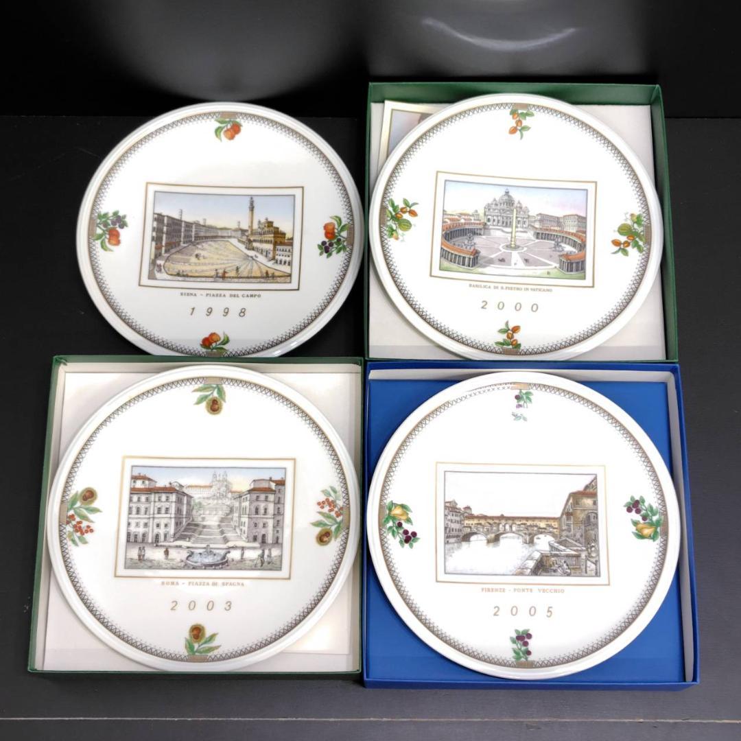 Richard Ginori リチャードジノリ イヤーズプレート4枚 YH105