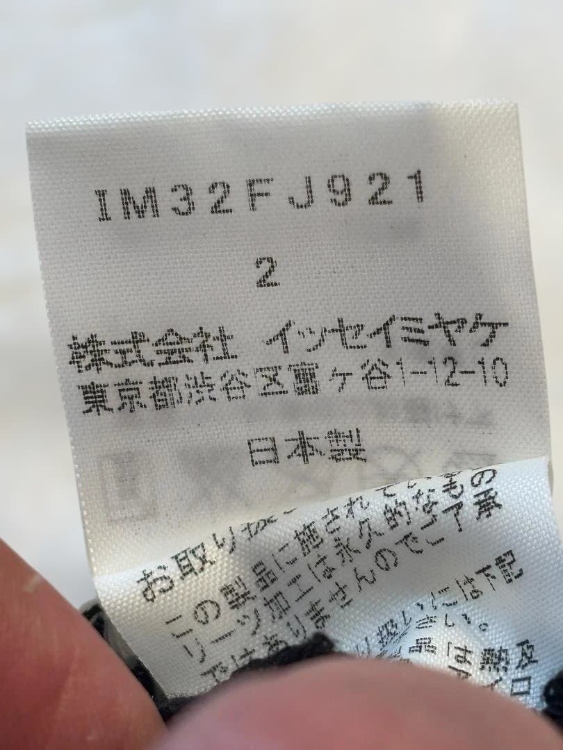 [超希少] ISSEY MIYAKE しわ&刺繍 プリーツ ショート丈