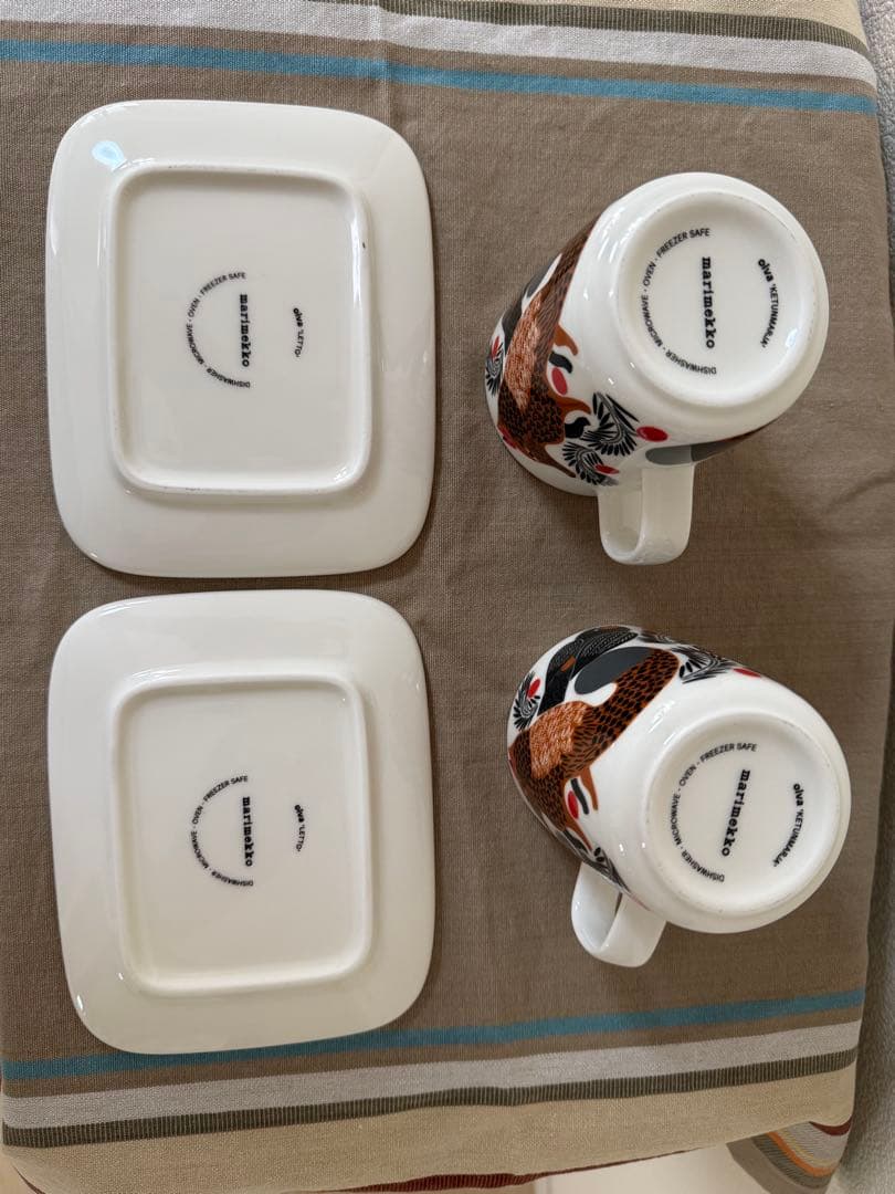 マリメッコ　マグ　プレート　キツネ ケトゥンマルヤ