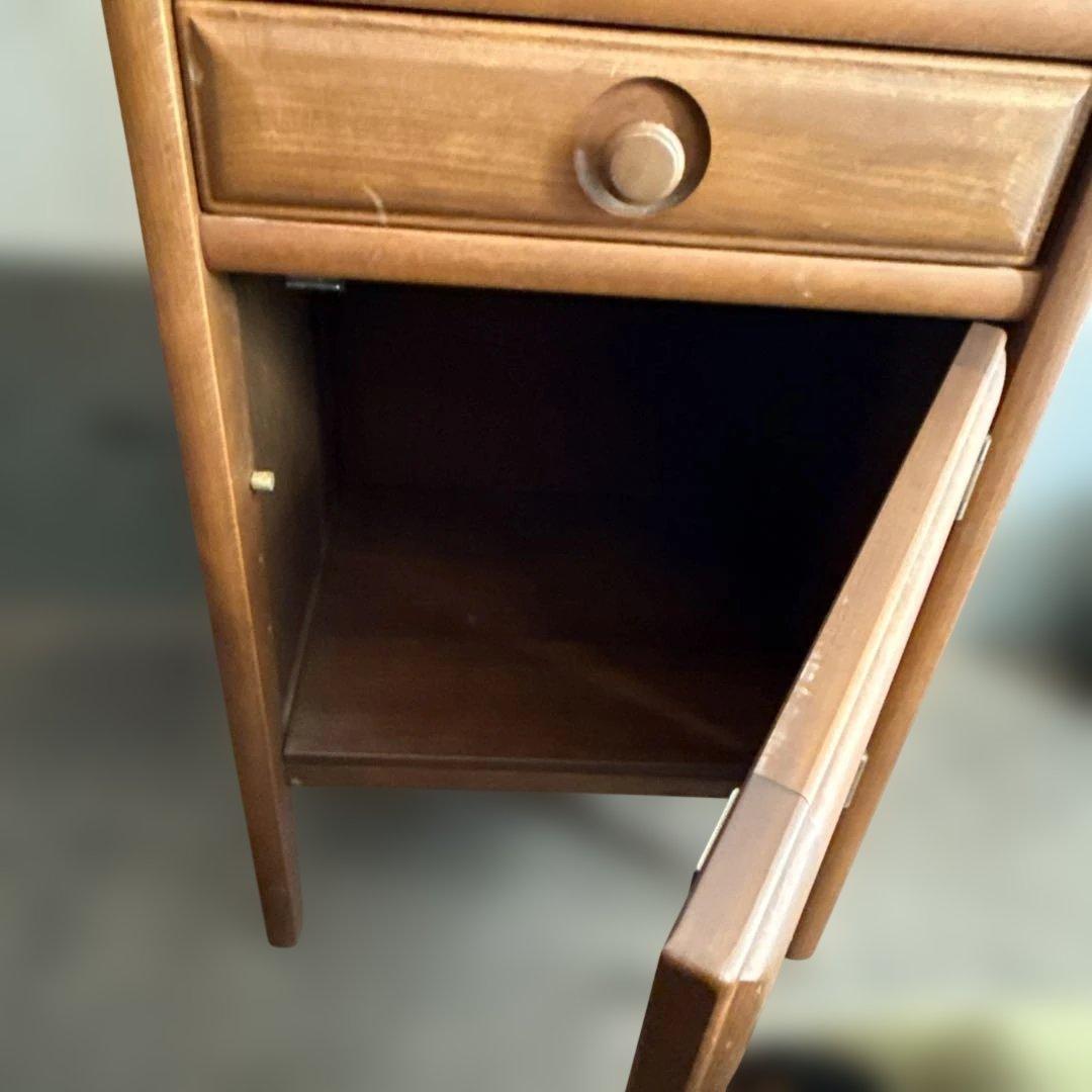 カリモク　karimoku 木製サイドテーブル 天然木電話台 インテリア