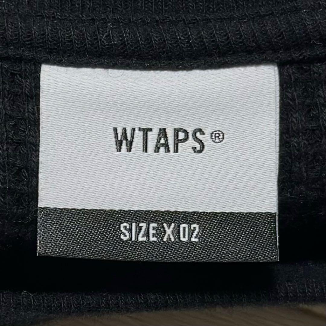 24AW WTAPS WAFFLE / LS ワッフル カットソー Mサイズ 黒