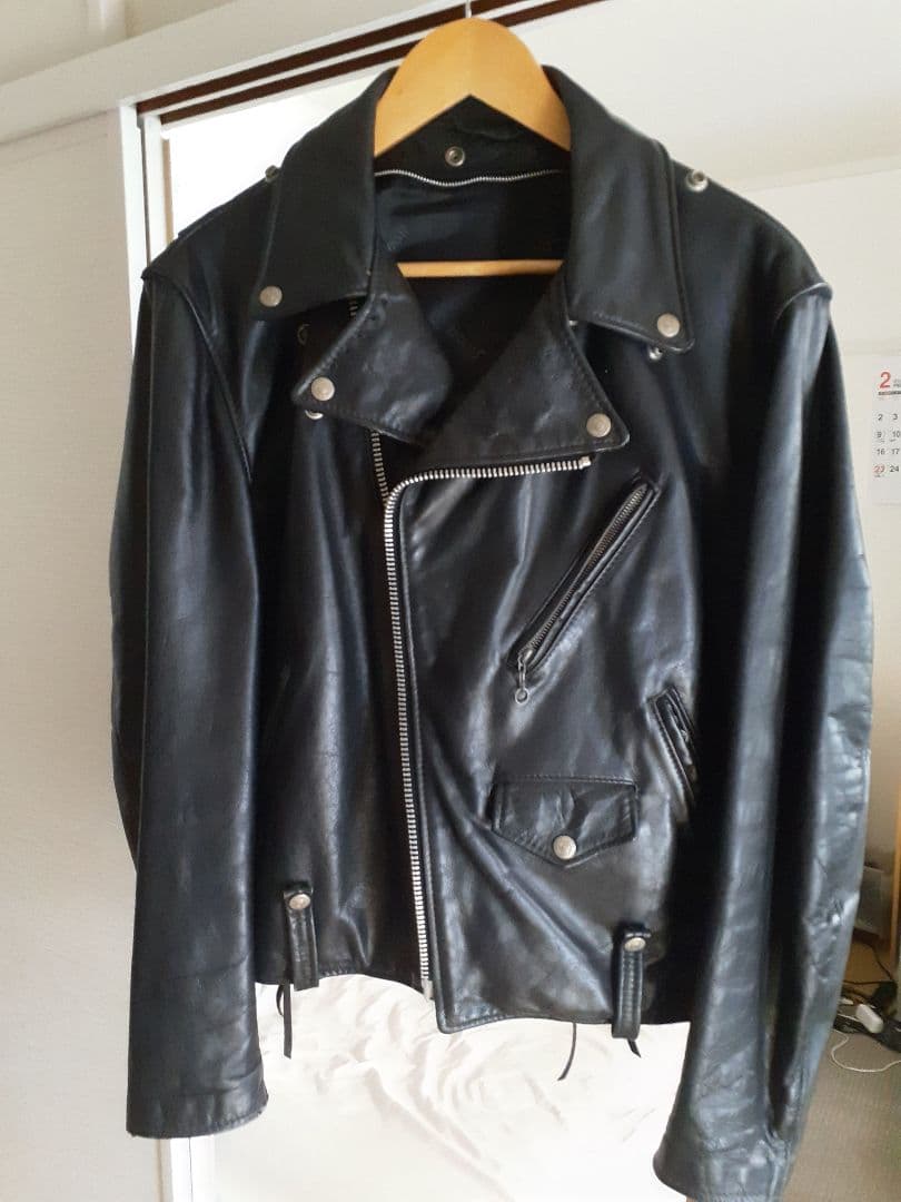 希少 Schott 125 ダブルライダース ブラック　40